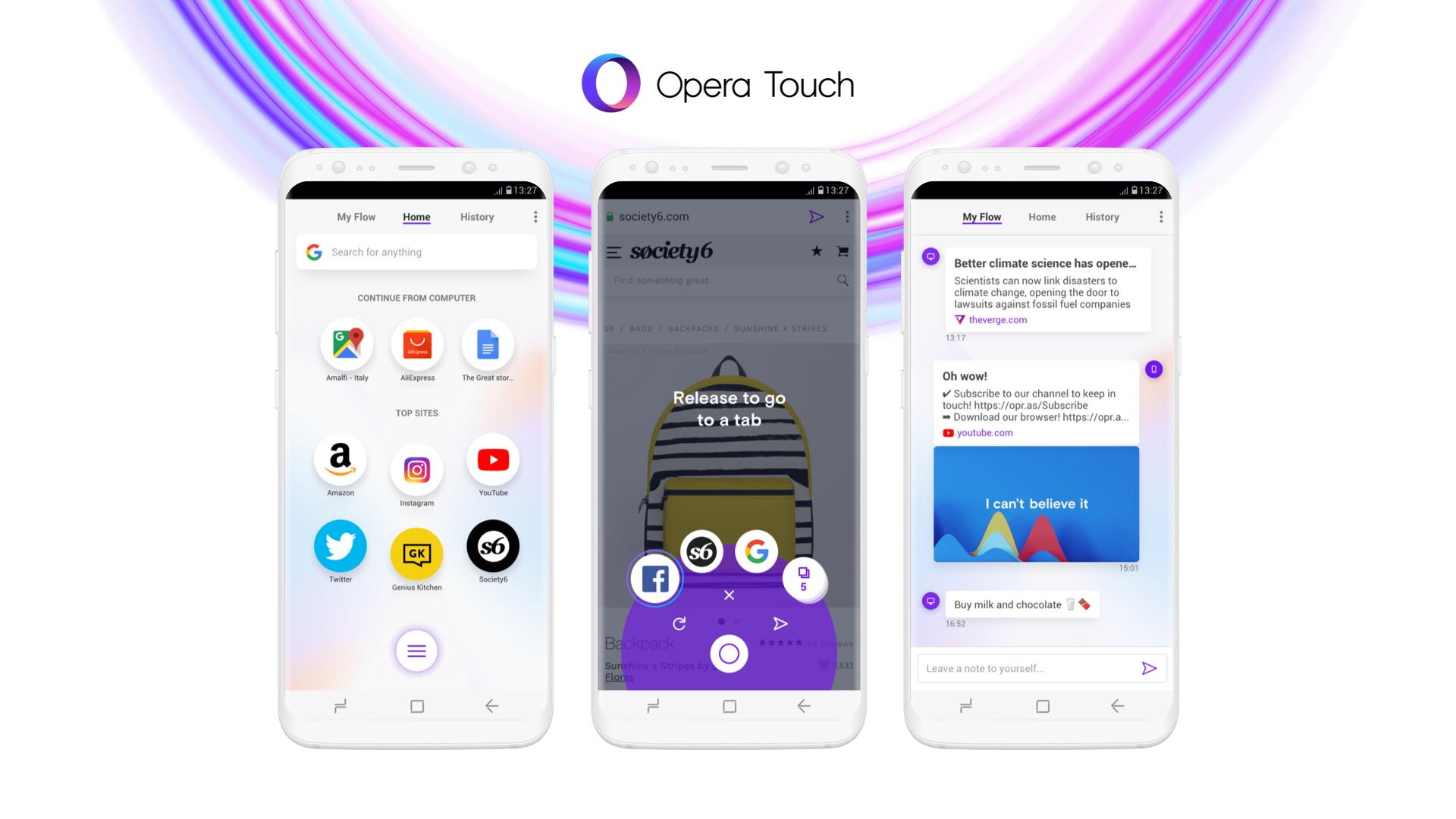 Opera introduces Opera Touch, a cool new mobile browser