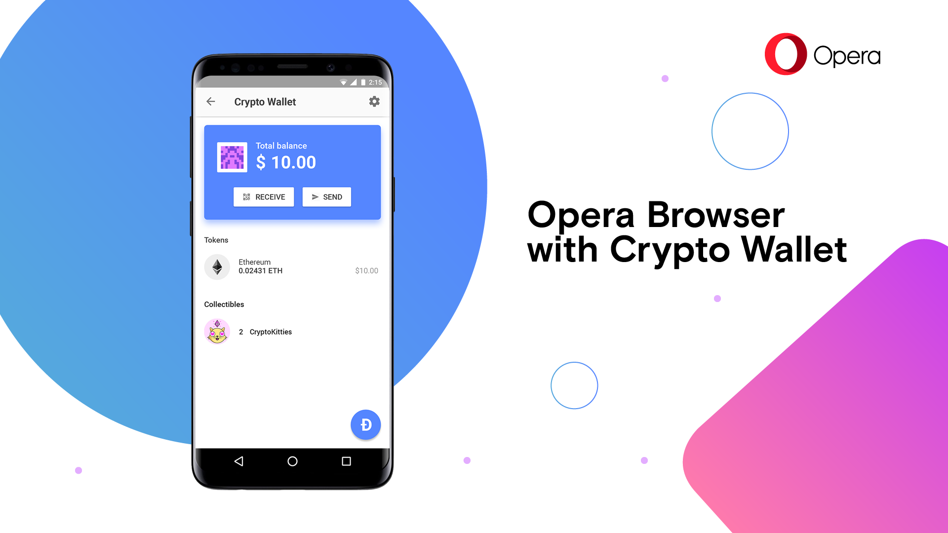 Image result for opera crypto wallet