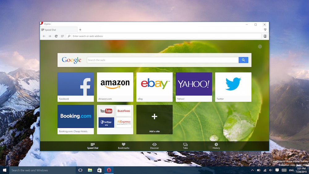 download opera browser for windows 10